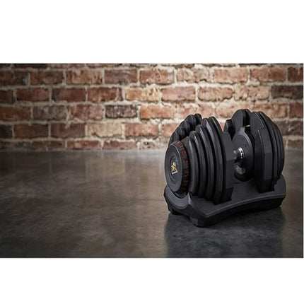 40kg Adjustable Dumbbell Quick Dial Home Gym Fitness Weight Lifting Exercise Set