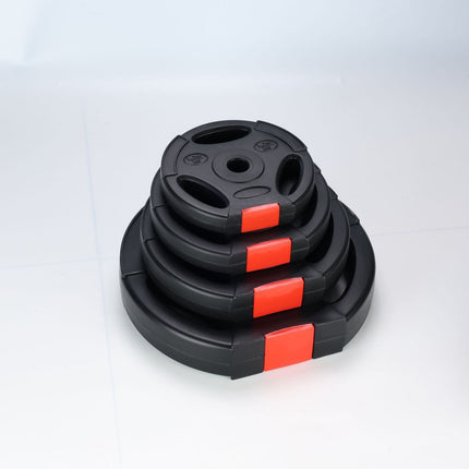 Dumbbell Set Adjustable 15KG Home Gym Fitness Training 3 Grip Weight Plates