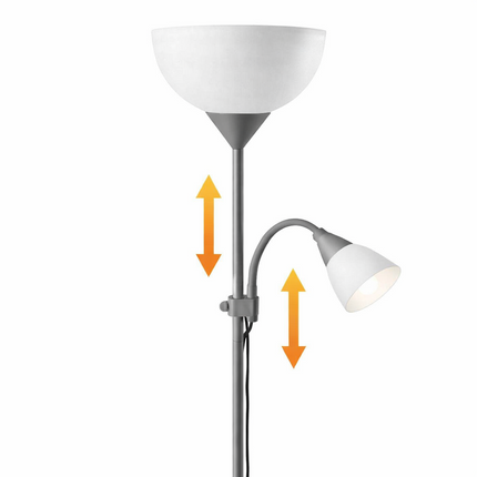 Adjustable Floor Lamp Modern Standing Light for Living Room Bedside Study Room