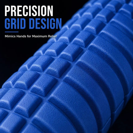 Foam Fitness Roller Adults Deep Tissue Massage Grid Muscle Trigger Point Muscles