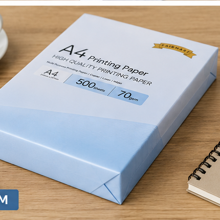 A4 Printer Paper White 70gsm 500 Sheets Multipurpose Inkjet Laser Copier 1-Ream