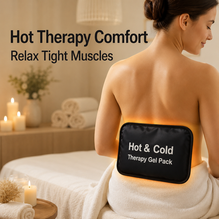 Hot Cold Gel Pack Reusable Unisex Pain Relief For Thigh Full Back Abdomen Large