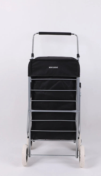 4 Wheel Shopping Cart Trolley Folding With Insulated Cooler Bag 60L Bag CaseUsed