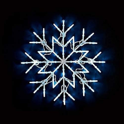 Christmas Snowflake 50 LED Light For Indoor & Outdoor Decoration Cool White