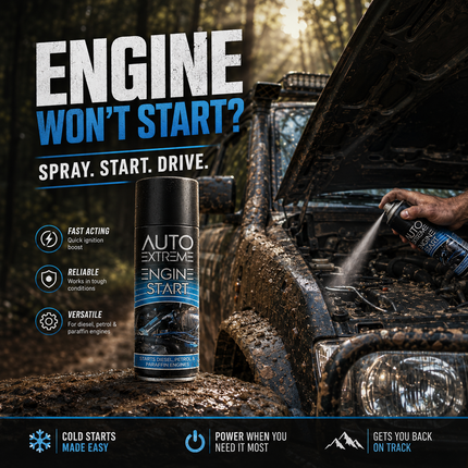 Quick Engine Start Spray 250ml Petrol & Diesel Easy Start Aerosol Car Van Truck