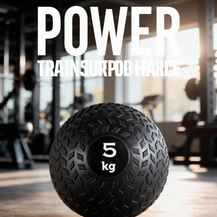 Core Balance Slam Ball 5KG Strength Gym Workout No Bounce Weighted Medicine Ball