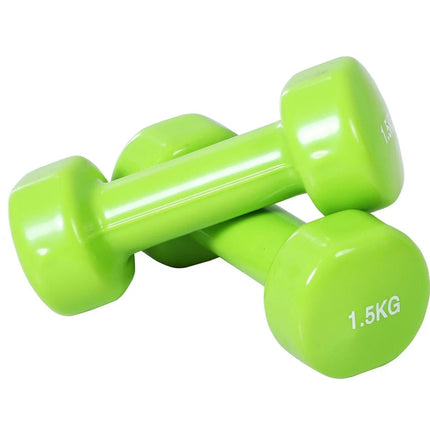 10kg Neoprene Hex Dumbbell Set