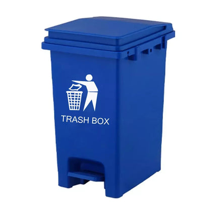 Slim Pedal Bin Recycling Waste Rubbish Dustbin Kitchen Bathroom Home Office Use