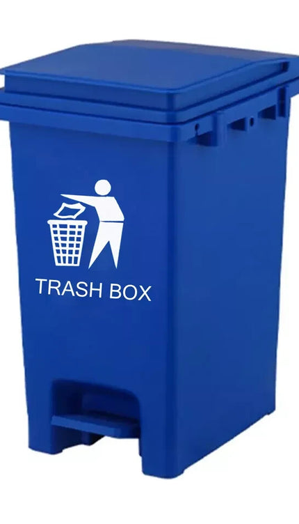 Slim Pedal Bin Recycling Waste Rubbish Dustbin Kitchen Bathroom Home Office Use