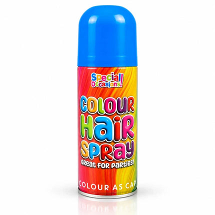 Temporary Hair Colour Spray 200ml Washable Glitter & Classic Dress Party Colours
