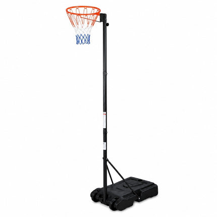 Basketball Hoop Stand 6.5-10FT Adjustable Height Portable Wheeled Base Outdoor