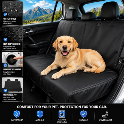 Pet Seat Cover Dog Cat Car Protector Waterproof Non Slip Universal Interior