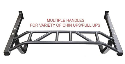 Multi Grip Wall Mounted Pull Up Bar Heavy Duty Chin Up 300LB Gym Workout Station