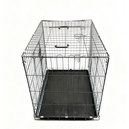 Pet Cage Metal Puppy Training Crate Portable Dog Carrier Suitable for Cats & Dog