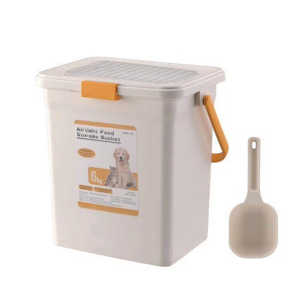 17–23L Pet Food Storage Container – Airtight Dry Food Bin with Scoop