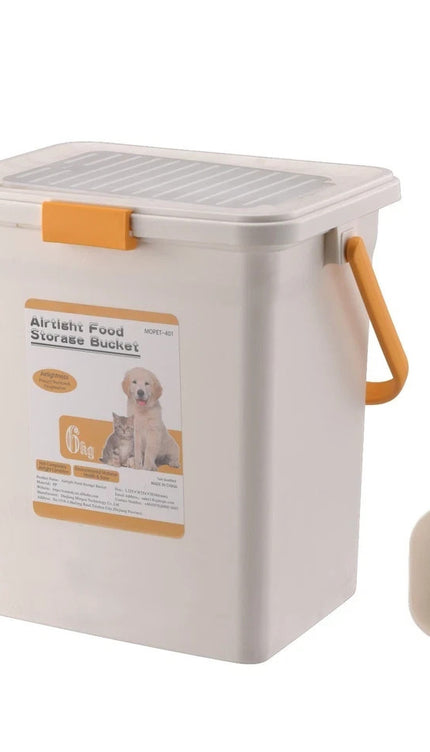 17–23L Pet Food Storage Container – Airtight Dry Food Bin with Scoop