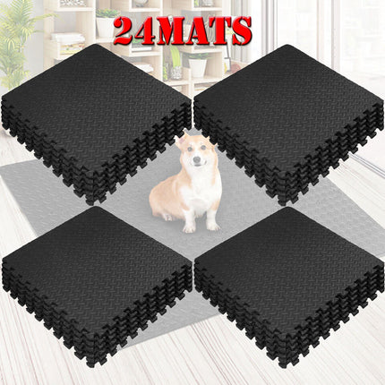 EVA Foam Gym Floor Mats Interlocking Tiles Soft Yoga Kids Play Hot Tub Spa Pads