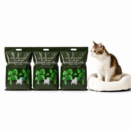 Bentonite Cat Litter Fast Clumping 30L Unscented Dust Free Odour Control Hygiene