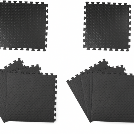 EVA Interlocking Foam Floor Mats 60x60cm for Gym & Exercise