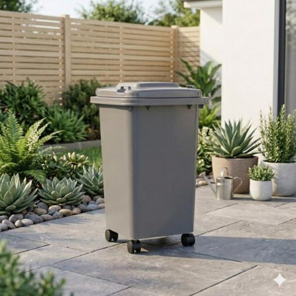 30L Wheelie Recycling Bin – Lid & Wheels