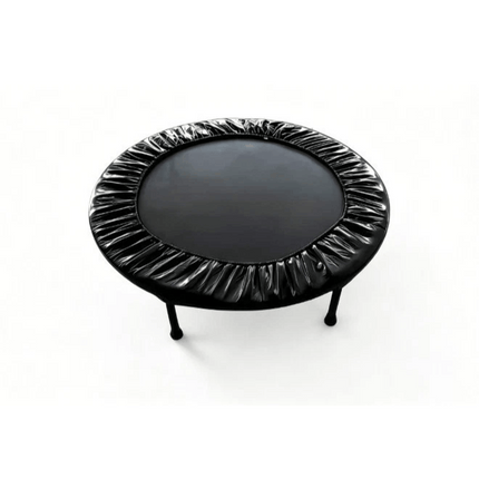 40 Inch Black Mini Fitness Trampoline Portable Cardio Workout Exercise Rebounder for Home Gym Indoor Jumping Fitness Training Equipment
