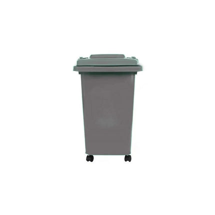 Recycling Wheelie Bin Dustbin for Kitchen Home Office Waste Trash 30L 50L Durable Plastic Rubbish Bin with Wheels Easy Move Compact Design Indoor Outdoor