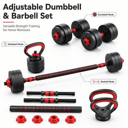 6-in-1 Adjustable Weight Set