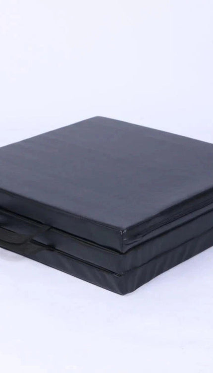 Exercise Mat Tri-Fold PU Yoga Pilates Mat 40mm Thick 180x60