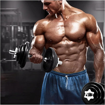 Cast Iron Dumbbell & Barbell Set 15-50Kg