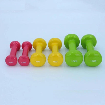 6KG Dumbbell Weight Set with Carry Case Neoprene Coated Hand Weights for Strength Training, Aerobic Exercise, Home Gym Fitness Workouts, Compact Portable Design for Men and Women Beginners