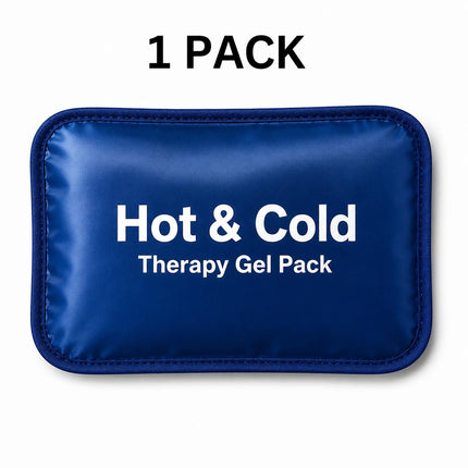 Reusable Hot Cold Gel Pack with Adjustable Strap Microwaveable Freezable Ice Pack for Pain Relief Use