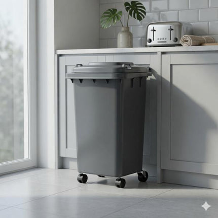 30L Wheelie Recycling Bin – Lid & Wheels