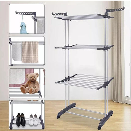 4 Tier Foldable Clothes Drying Rack