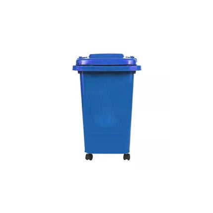 Recycling Wheelie Bin Dustbin for Kitchen Home Office Waste Trash 30L 50L Durable Plastic Rubbish Bin with Wheels Easy Move Compact Design Indoor Outdoor