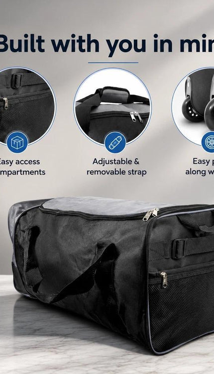 80L Rolling Duffle Bag