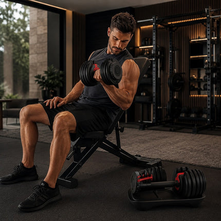 24kg Adjustable Quick Dial Dumbbell