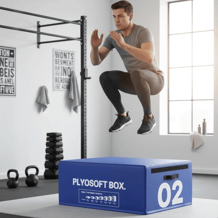 Soft Foam Plyometric Jump Box Set