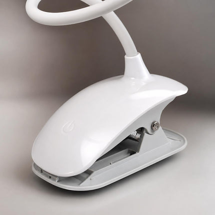 Clip On LED Desk Lamp USB Dimmable Reading Light with 3 Modes for Bedside Study Office & Table
