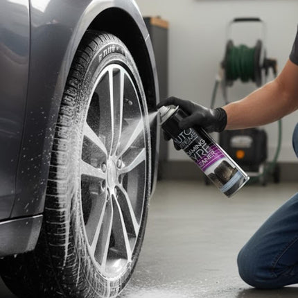Foaming Tyre Spray Cleaner Dirt Grime Tyre Alloy Wheel Cleaner Restorer 300ml