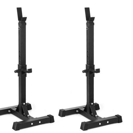 Adjustable Barbell Rack Squat Stand Weight Lifting Bench Press Home Gym Multi-Purpose Workout Station