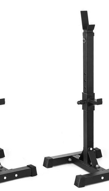 Adjustable Barbell Rack Squat Stand Weight Lifting Bench Press Home Gym Multi-Purpose Workout Station