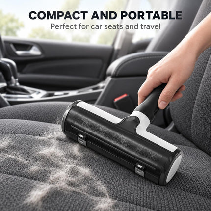 Reusable Lint Roller Pet Hair Remover Washable Sticky Roller for Dog Cat Fur Clothes Sofa Carpet Furniture Car Seats