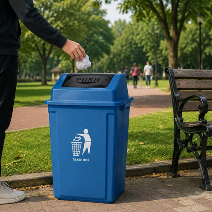 40L Swing Lid Recycling Bin – BPA-Free Plastic Dustbin