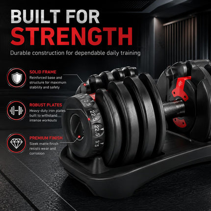 Adjustable Quick Dial Dumbbell – 24kg/40kg