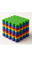 Multi-Color / With Border / Pack of 9