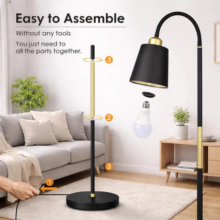 Adjustable Metal LED Floor Lamp E27