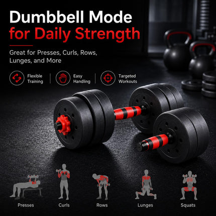 6-in-1 Adjustable Weight Set