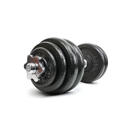 15-50kg Cast Iron Adjustable Dumbbell Weight Barbell Set for Men Women Home Gym Fitness Strength Training Muscle Building Exercise Equipment Indoor Workout