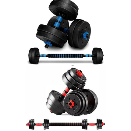 20kg Adjustable Dumbbell & Barbell Set