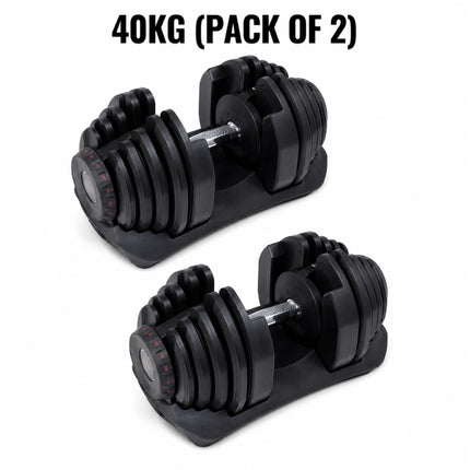 Adjustable Quick Dial Dumbbell Set-Home Training